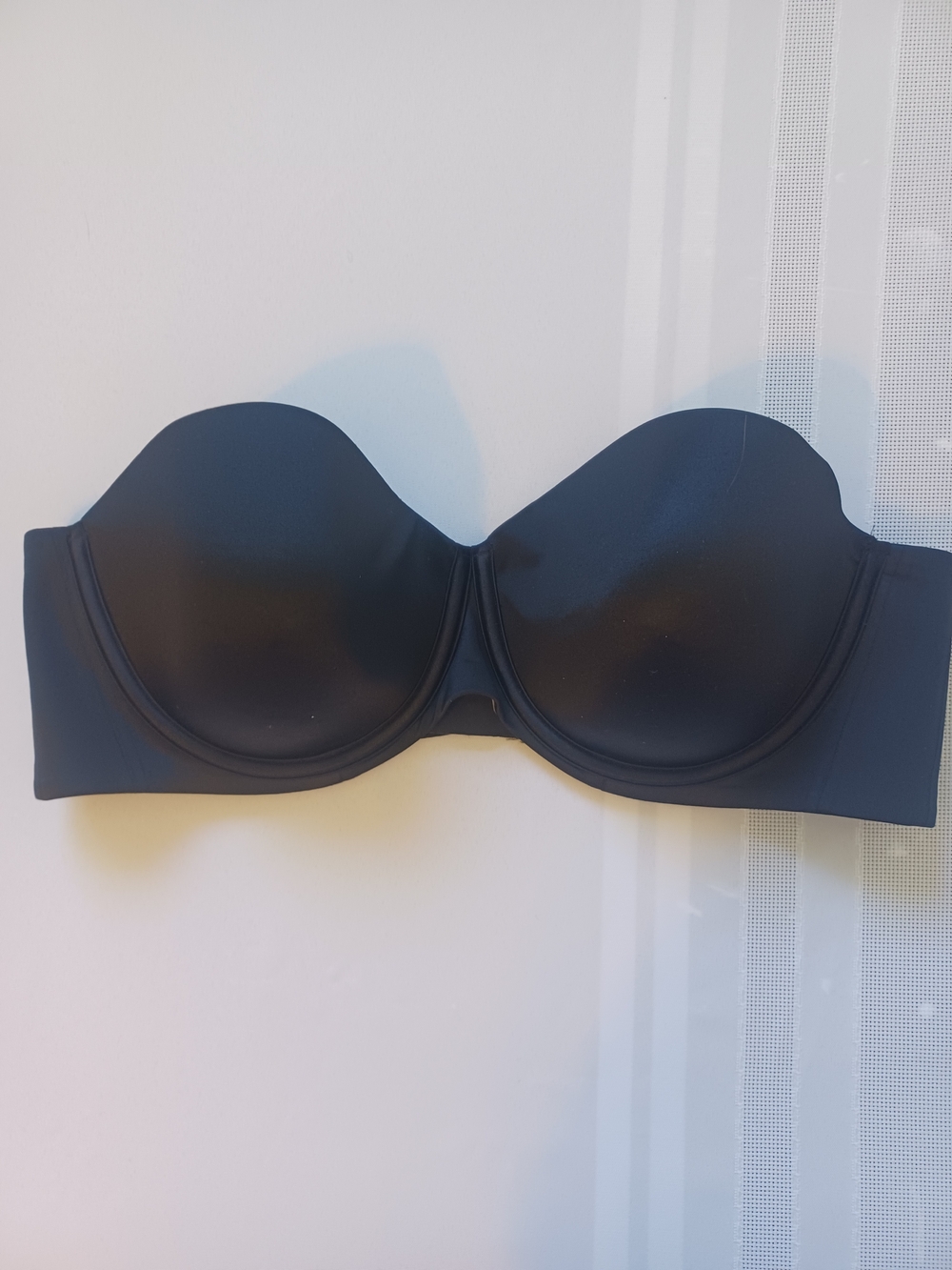 Soma Vanishing Strapless Bandeau Underwire Thinly Padded Bra - Black 40C